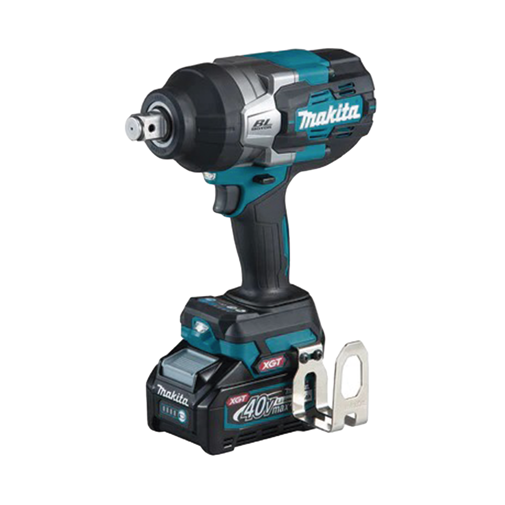 Llave de Impacto BL con Cuadro de 1/2", 4 Velocidades elǸctricas, Incluye 2 bater??as Li-ION de 40 V, cargador rǭpido y malet??n Makpac.