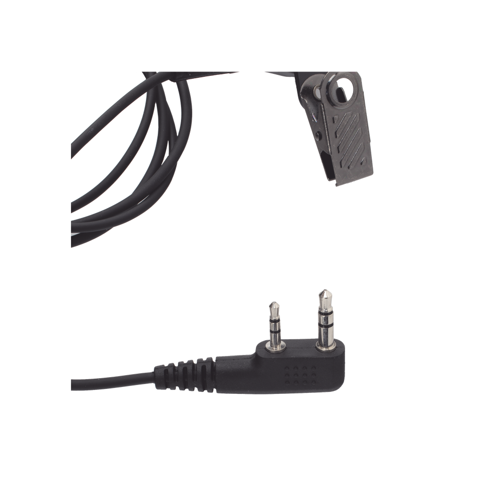 Micr??fono - aud??fono de tubo acǧstico transparente de grado mǸdico con conector de dos pines para KENWOOD Y TXPRO - Imagen 2