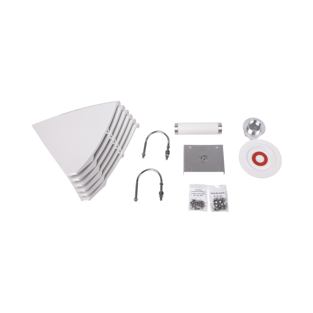 Antena direccional para C5x, B5X, Doble polaridad 45 ?? y 90 ??, 4.9 - 6.5 GHz, 2 ft, Ganancia de 30 dBi, Montaje incluido - Imagen 4