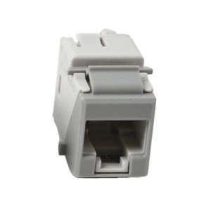 Jack Ultramax Cat6A, UTP, Tipo Keystone, Color Gris, Punch Down