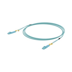 Jumper de Fibra ?ptica Multimodo LC-LC Duplex 10 G, 50/125 OM3, Color Aqua, 3 Metros (9.84 Pies)