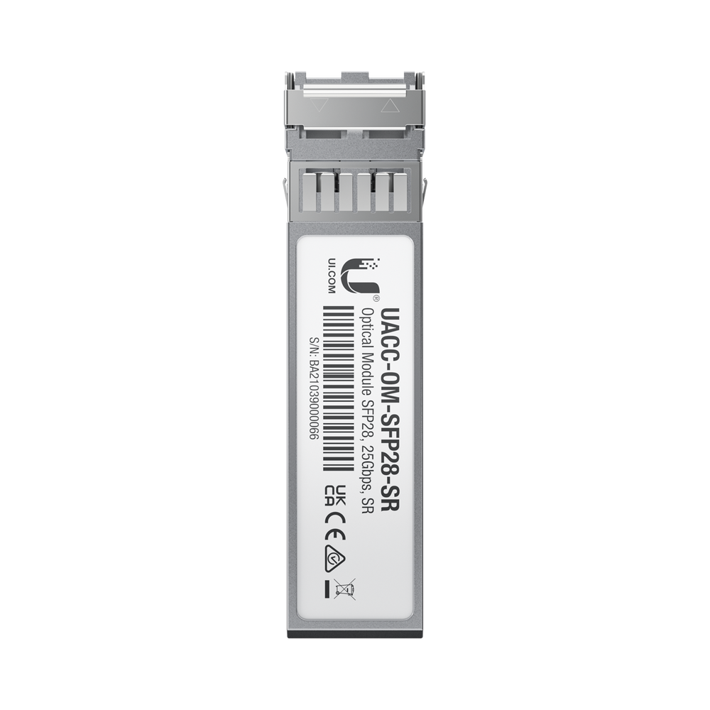 Transceptor de fibra ??ptica multimodo SFP28 hasta 25 Gbps con 2 conectores LC, hasta 100 mts