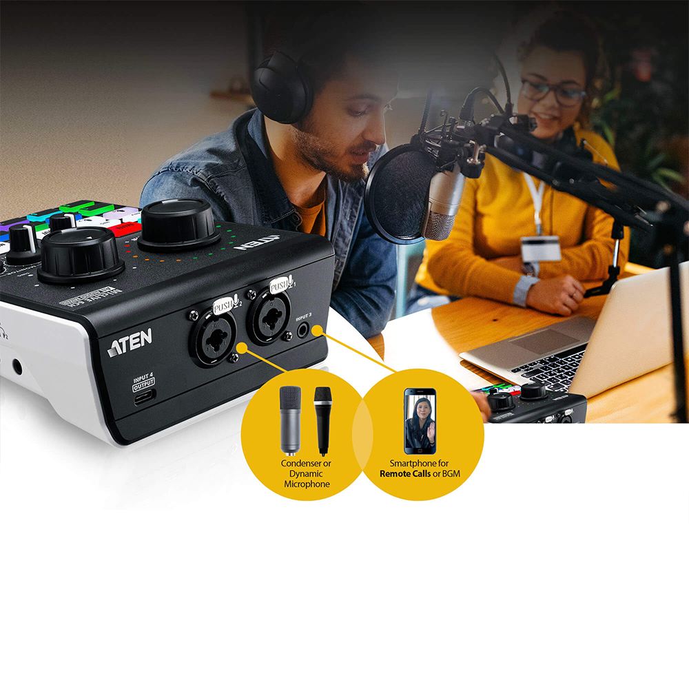 Mezclador de audio para p??dcast con IA | MicLIVE??? de 6 canales - Imagen 5