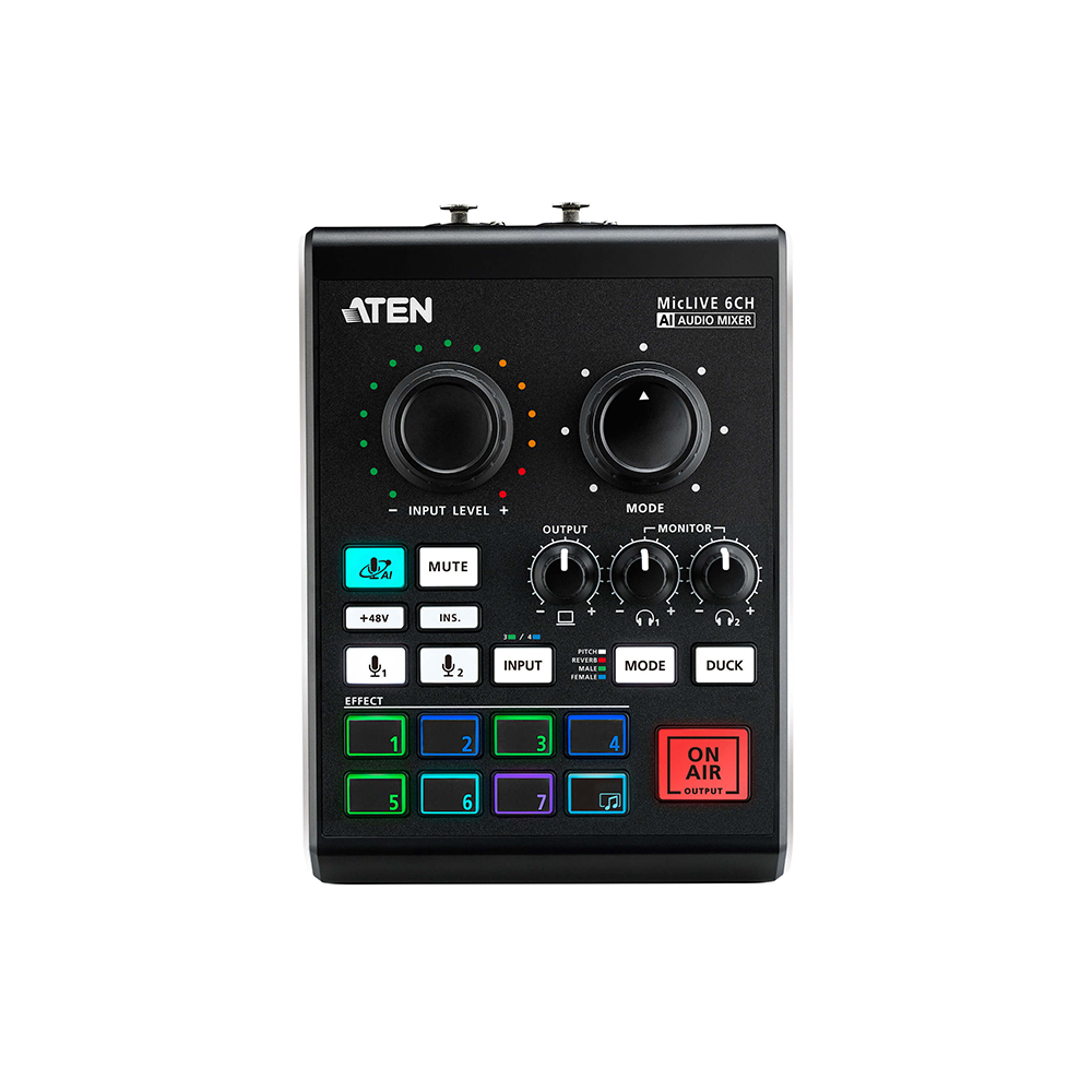 Mezclador de audio para p??dcast con IA | MicLIVE??? de 6 canales - Imagen 2