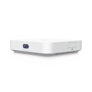 UCG Max Cloud Gateway de 2.5 GbE Compacto con Soporte para hasta 30 Dispositivos UniFi, 300+ Clientes, Enrutamiento IPS de 2.3 Gbps y Almacenamiento 512 GB de Memoria Interna