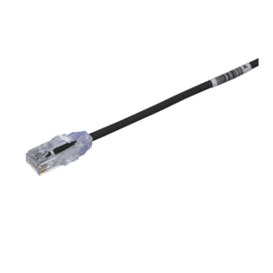 Cable de Parcheo TX6, UTP Cat6, Di?metro Reducido (28AWG), Color Negro, 0.5 Metros (1.64 Pies)