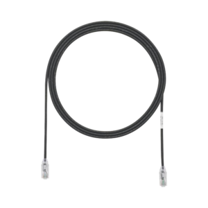 Cable de Parcheo TX6, UTP Cat6, Di?metro Reducido (28AWG), Color Negro, 3.05 Metros (10 Pies)