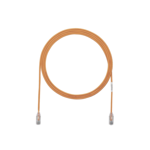 Cable de Parcheo TX6, UTP Cat6, Di?metro Reducido (28AWG), Color Naranja, 3.05 Metros (10 Pies)