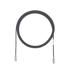 Cable de Parcheo TX6, UTP Cat6, Di?metro Reducido (28AWG), Color Negro, 4.57 Metros (15 Pies)