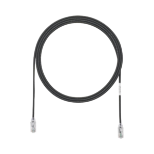 Cable de Parcheo TX6, UTP Cat6, Di?metro Reducido (28AWG), Color Negro, 1.52 Metros (5 Pies)