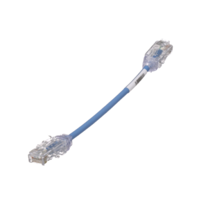 Cable de Parcheo TX6, UTP Cat6, Di?metro Reducido (28AWG), Color Azul, 15.2 cm (6 pulgadas)