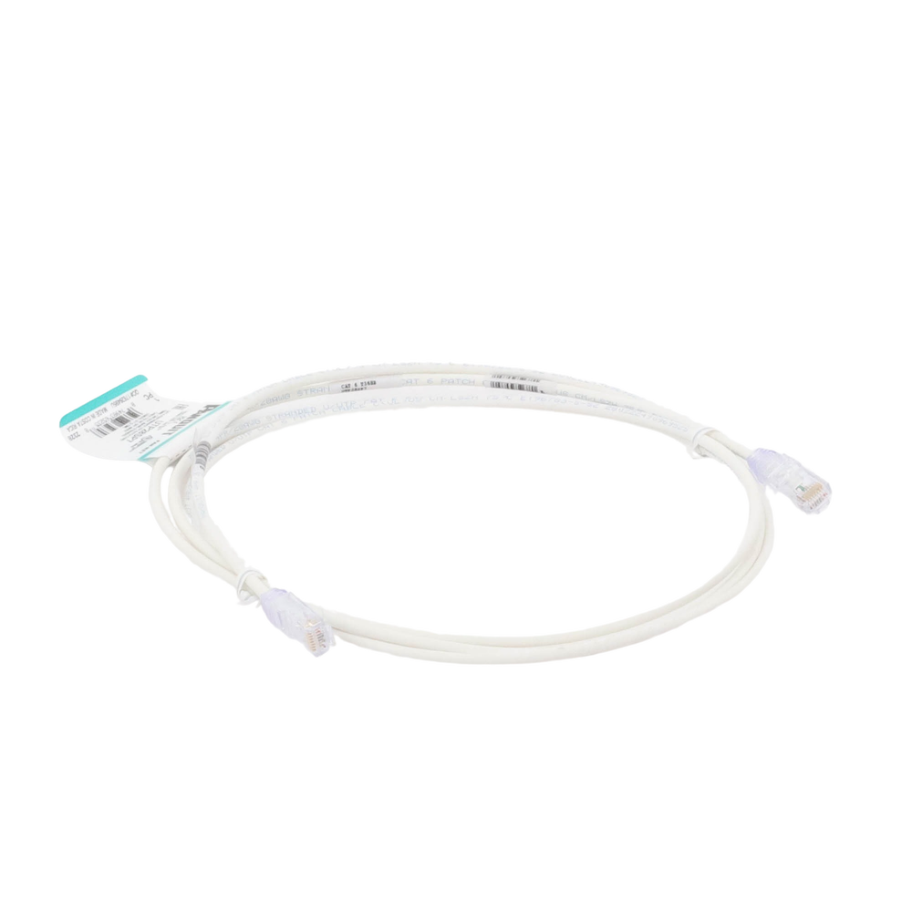Cable de Parcheo TX6, UTP Cat6, Di?metro Reducido (28AWG), Color Blanco Mate, 2.13 Metros (7 Pies) - Imagen 4