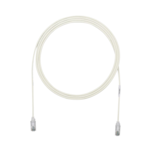 Cable de Parcheo TX6, UTP Cat6, Di?metro Reducido (28AWG), Color Gris, 2.13 Metros (7 Pies)