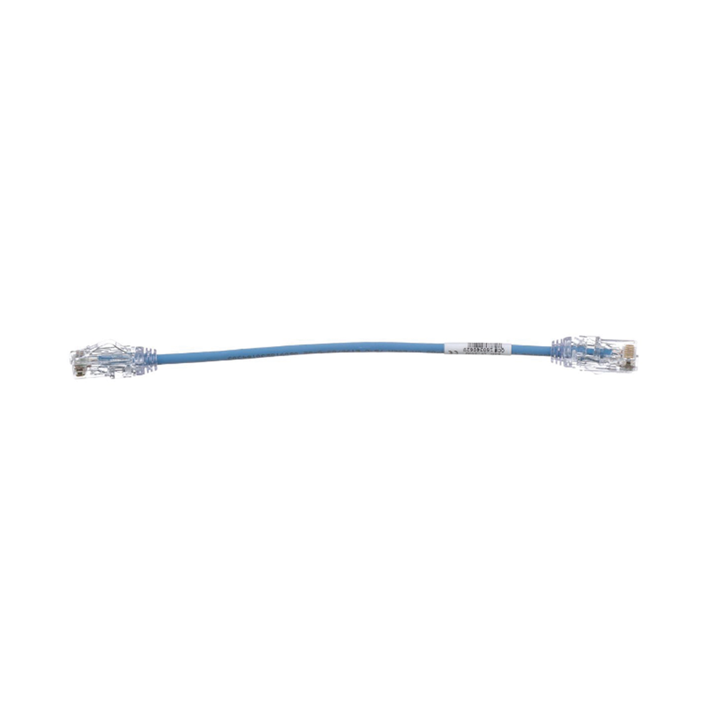 Cable de Parcheo TX6, UTP Cat6, Di?metro Reducido (28AWG), Color Azul, 20.2 cm (8 Pulgadas) - Imagen 2