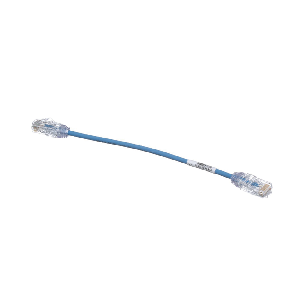 Cable de Parcheo TX6, UTP Cat6, Di?metro Reducido (28AWG), Color Azul, 20.2 cm (8 Pulgadas) - Imagen 3