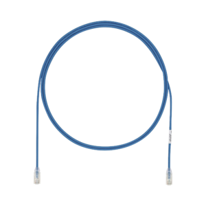 Cable de Parcheo UTP Cat6A, CM/LSZH, Di?metro Reducido (28AWG), Color Azul, 7.92 Metros (26 Pies)