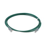 Cable de Parcheo UTP Cat6A, CM/LSZH, Di?metro Reducido (28AWG), Color Verde, 1.52 Metros (5 Pies)