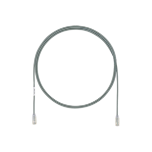 Cable de Parcheo UTP Cat6A, CM/LSZH, Di?metro Reducido (28AWG), Color Gris, 1.52 Metros (5 Pies)
