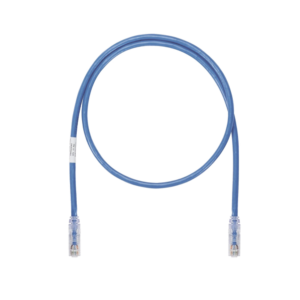 Cable de Parcheo UTP, Cat6A, 24 AWG, CM, Color Azul, 5.18 Metros (17 Pies)