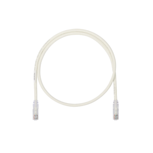 Cable de Parcheo UTP, Cat6A, 24 AWG, CM, Color Blanco, 2 Metros (6.56 Pies)