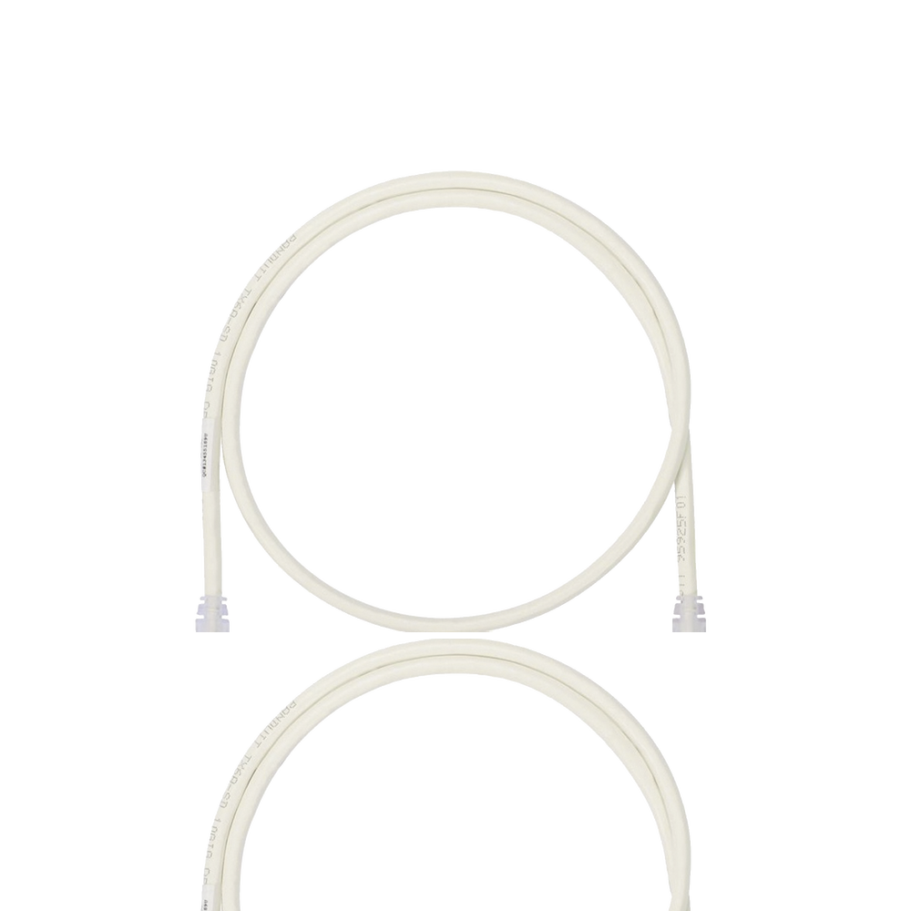 Cable de Parcheo UTP, Cat6A, 24 AWG, CM, Color Blanco, 0.91 Metros (3 Pies)