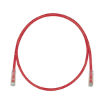 Cable de Parcheo TX6, UTP Cat6, 24 AWG, CM, Color Rojo, 30.48 Metros (100 Pies)