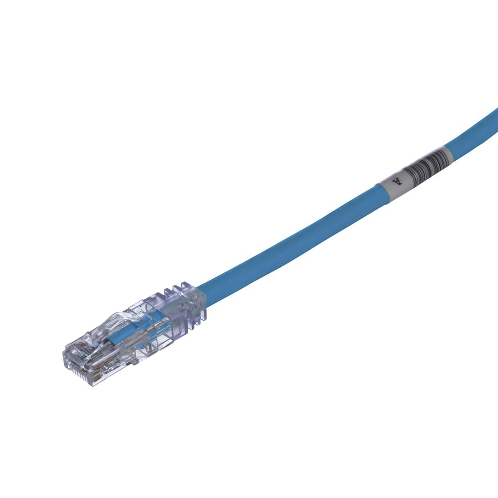 Cable de Parcheo TX6, UTP Cat6, 24 AWG, CM, Color Azul, 0.61 Metros (2 Pies) - Imagen 2