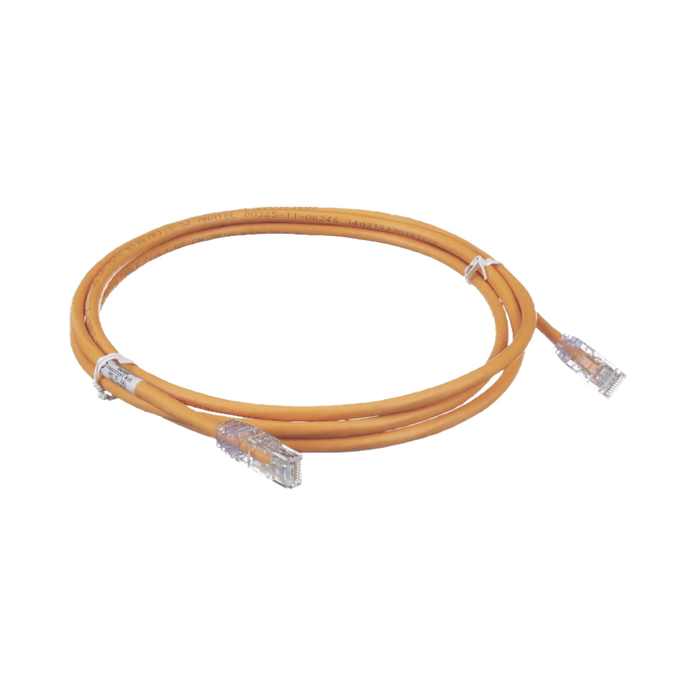 Cable de Parcheo TX6, UTP Cat6, 24 AWG, CM, Color Naranja, 1.52 Metros (5 Pies) - Imagen 2