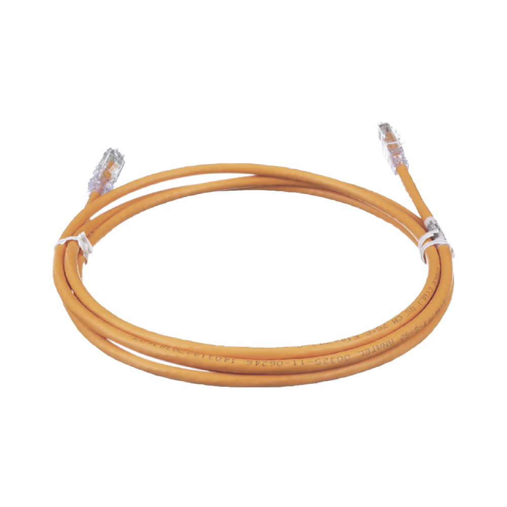 Cable de Parcheo TX6, UTP Cat6, 24 AWG, CM, Color Naranja, 1.52 Metros (5 Pies) - Imagen 4