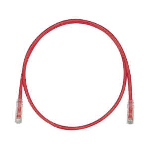 Cable de Parcheo TX6, UTP Cat6, 24 AWG, CM, Color Rojo, 2.13 Metros (7 Pies)