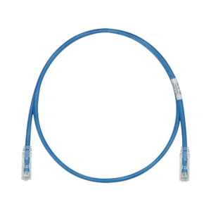 Cable de Parcheo TX6, UTP Cat6, 24 AWG, LSZH, Color Azul, 1 Metro (3.28 Pies)