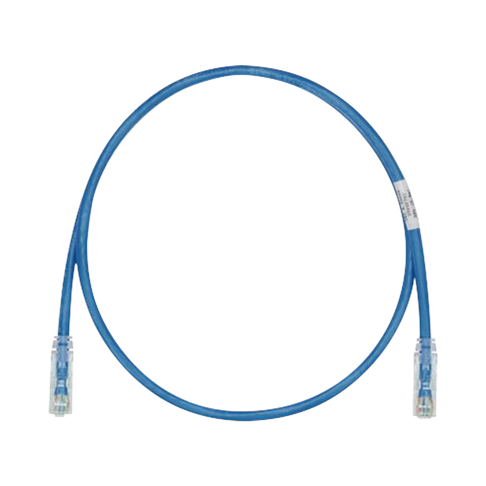 Cable de Parcheo TX6, UTP Cat6, 24 AWG, LSZH, Color Azul, 1 Metro (3.28 Pies)