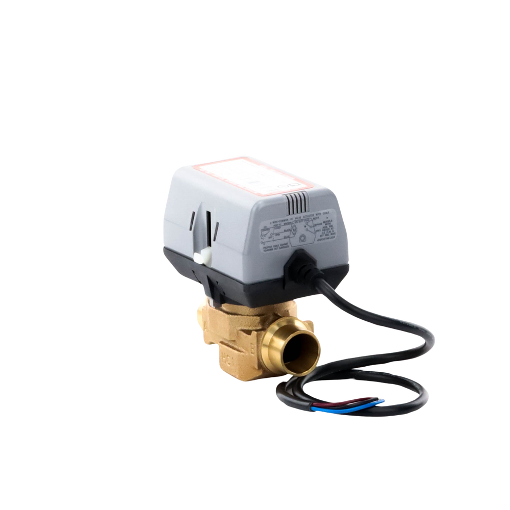 Válvula 3/4 De 2 Vías Conexión de rosca BSPT Con actuador que trabaja de 200 a 240V - Imagen 3
