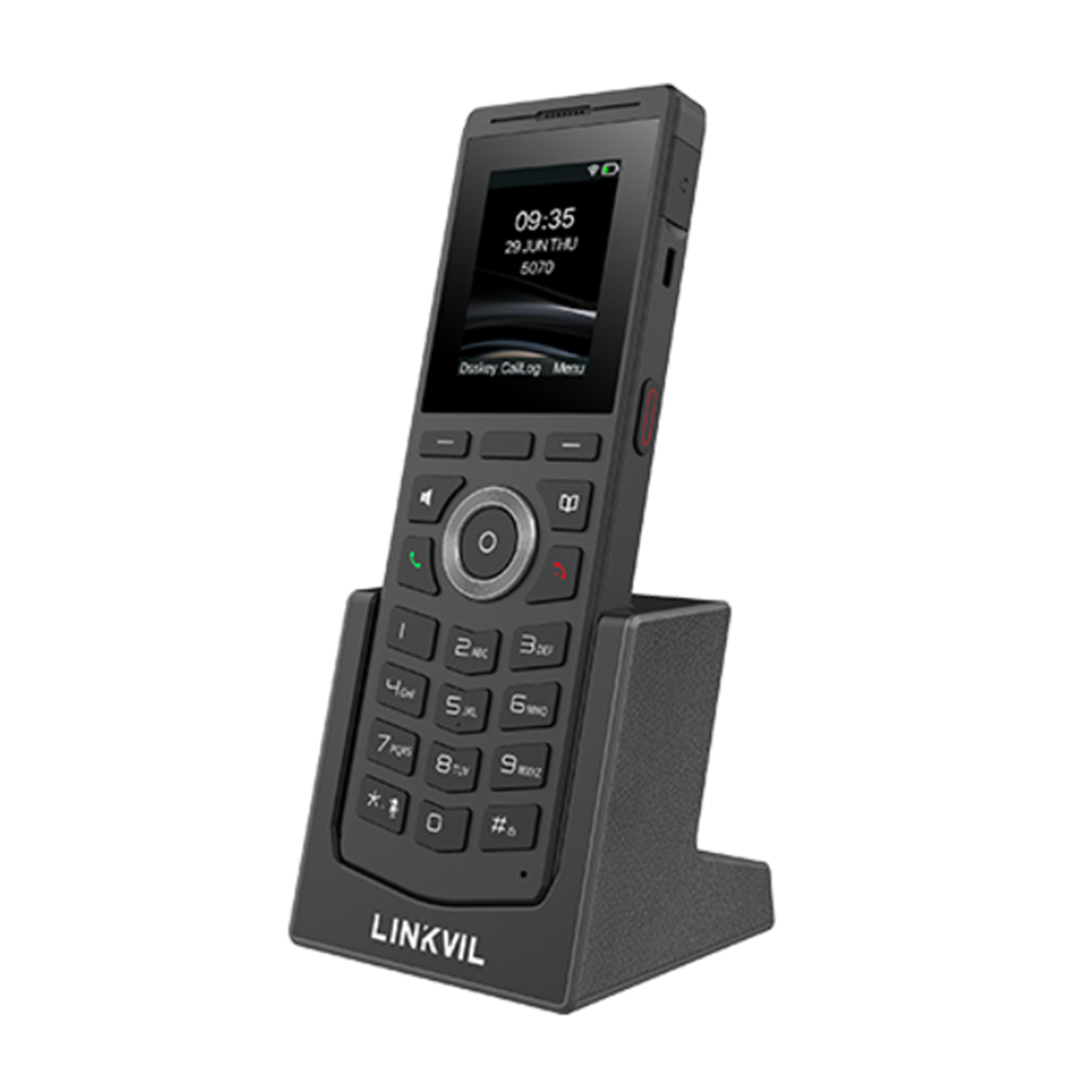 TelǸfono IP Wi-Fi portǭtil y elegante dise??ado para aplicaciones de comunicaci??n m??vil. - Imagen 3