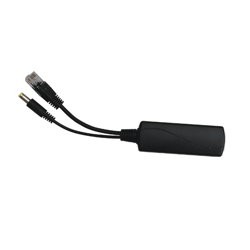 Splitter PoE IN 802.3 af/at / Se Puede Energizar Hasta con 30W / Salida de 12 Vcc 1A (12W) / Instalaci??n es Escritorio (superficie plana) / Idea para cǭmas IP SIN PoE (CCTV)