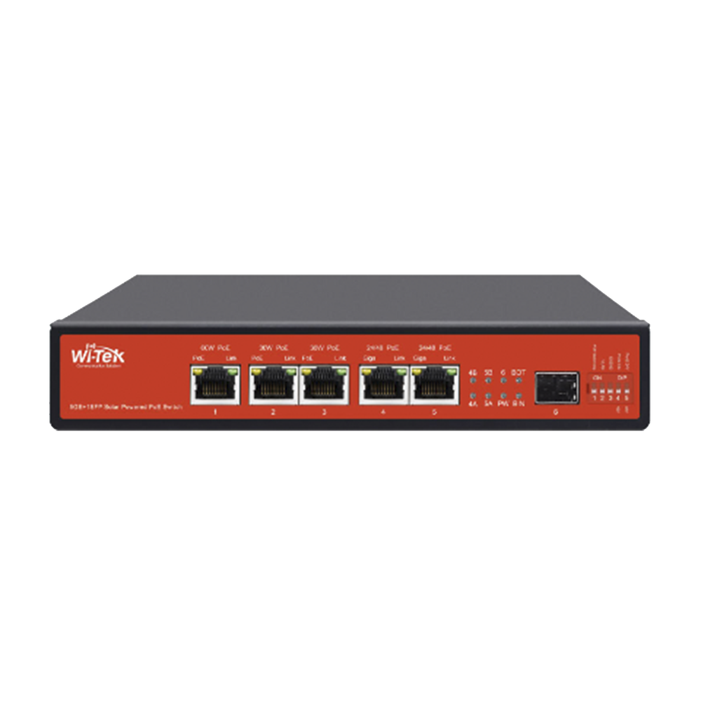 Controlador Solar de 15A con Switch PoE / 1 Puertos Gigabit PoE 802.3 bt / 2 Puertos PoE 802.3 af/at / 2 Puertos PoE Pasivo 24/48 Vcc / 1 Puerto SFP / No administrable - Imagen 2