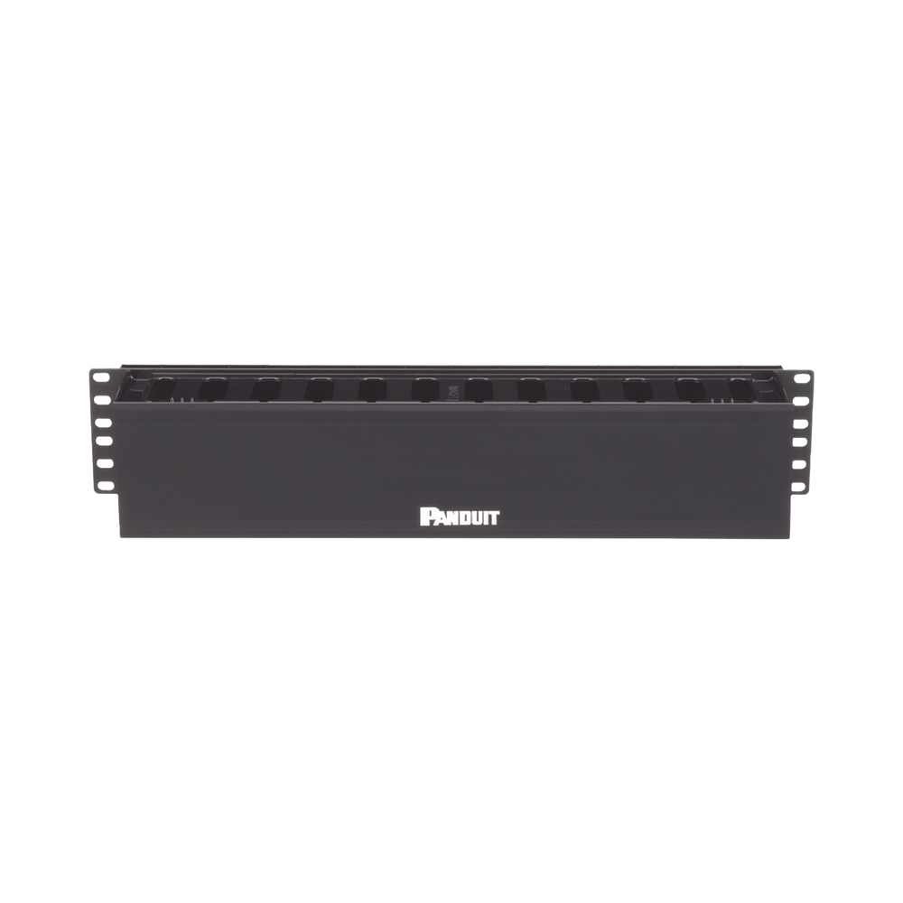 Organizador de Cables Horizontal PatchLink, Sencillo (Solo Frontal), Para Rack de 19in, 2UR - Imagen 3