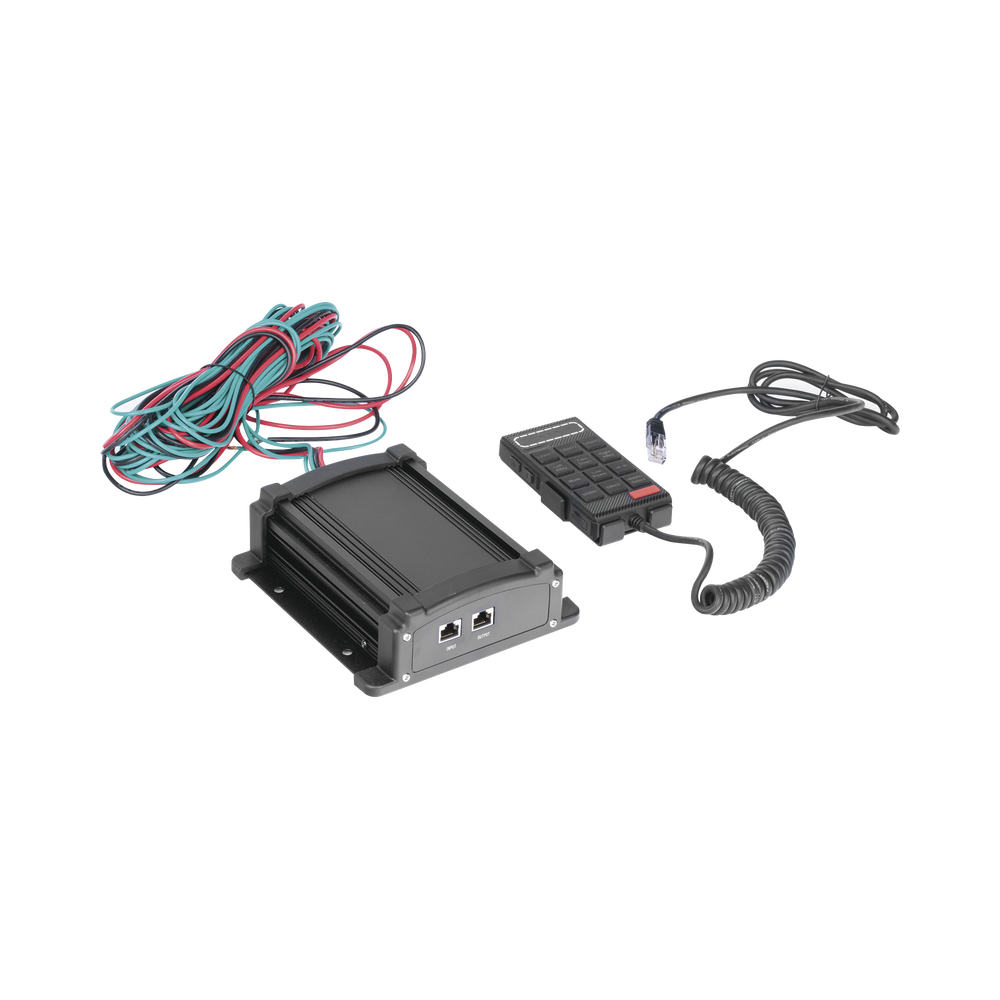Sirena Vehicular de 100W de Potencia Con Controlador Unimando, Micrófono, Control de Tonos y Patrones de destello de Barras de Luces Serie X67 / X75 - Imagen 3