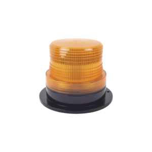 Burbuja brillante de Larga Vida Útil con 8 LEDs, color ámbar, domo ámbar, 12Vcd