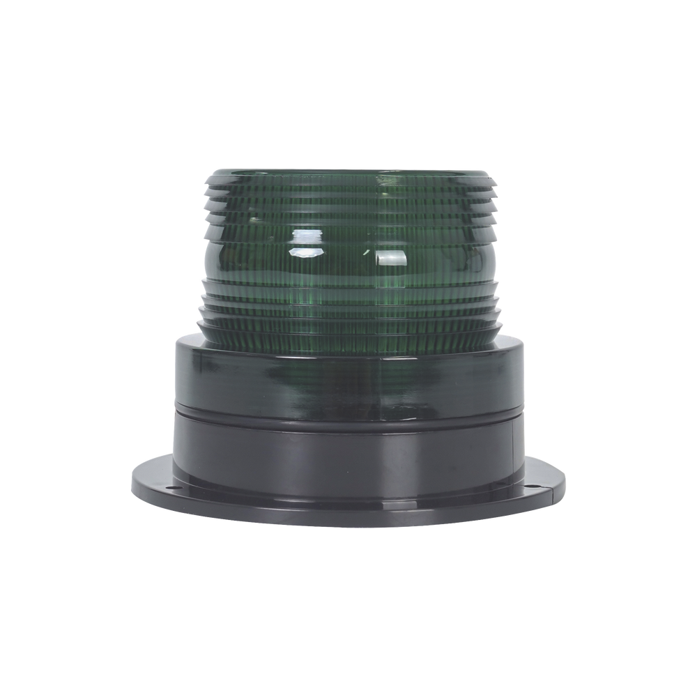 Burbuja Brillante de Larga Vida Útil, con 8 LEDs Color Verde, Domo Verde, 12Vcd - Imagen 2