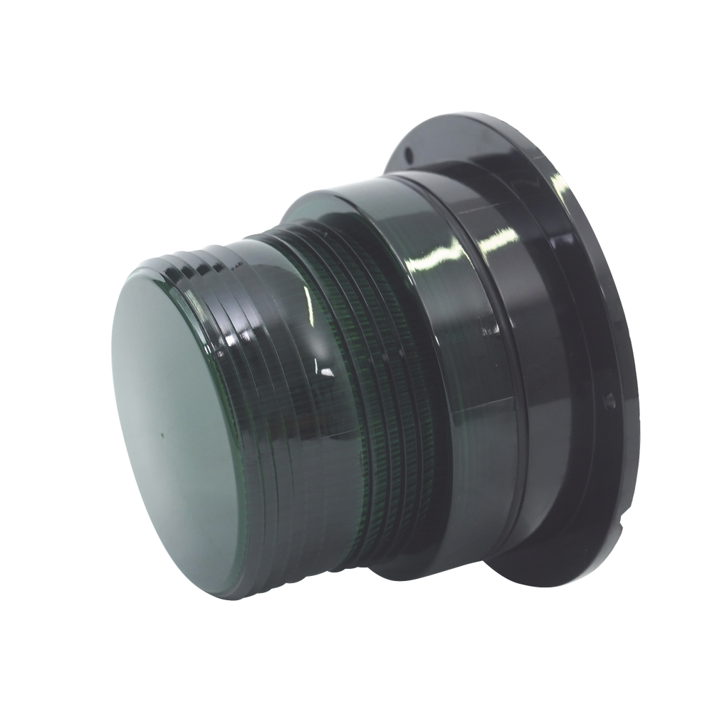 Burbuja Brillante de Larga Vida Útil, con 8 LEDs Color Verde, Domo Verde, 12Vcd - Imagen 3