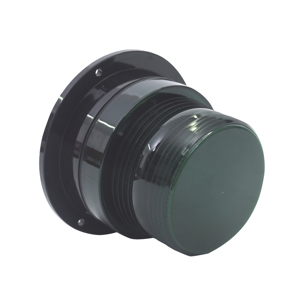 Burbuja Brillante de Larga Vida Útil, con 8 LEDs Color Verde, Domo Verde, 12Vcd - Imagen 4