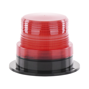 Burbuja Brillante de Larga Vida Útil, con 8 LEDs Color Rojo, Domo Rojo, 110 Vca
