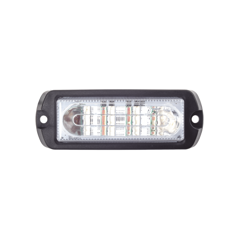 Luz Auxiliar Ultra Brillante X13 de 4 LEDs, color Ámbar, con mica transparente. - Imagen 3