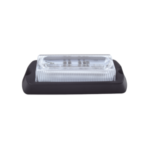 Luz Auxiliar Ultra Brillante X13 de 4 LEDs, color Rojo, con mica transparente.