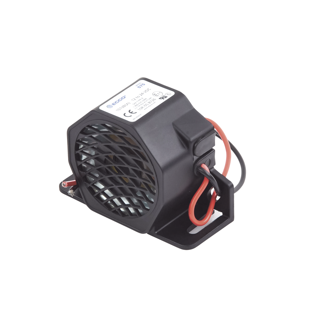 Alarma de reversa vehicular, 12-24 Vcc, 107 dBA - Imagen 2