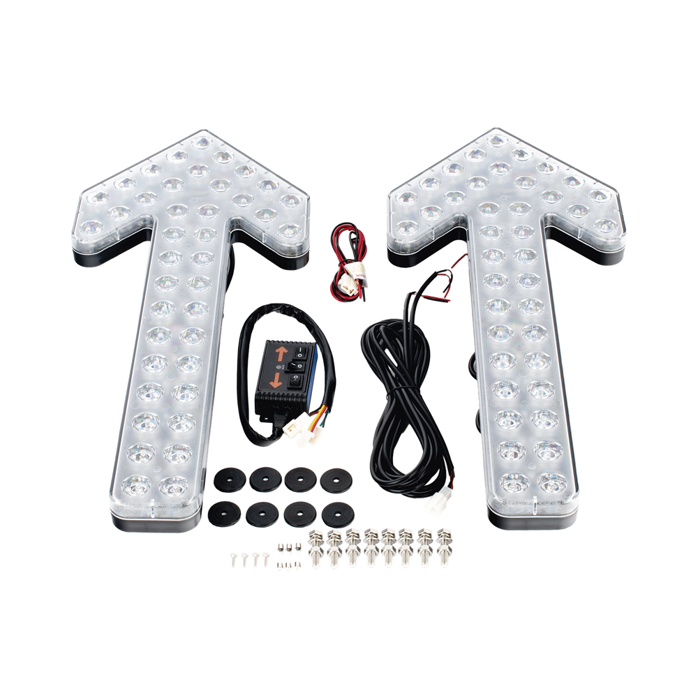 Flechas directoras de tráfico LED de 24 Pulgadas en color ámbar con 240 LED - Imagen 2