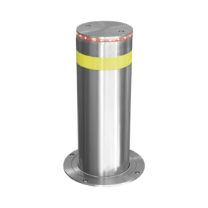 Bolardo Hidr?ulico Antiembestida 220 mm ? 600 mm / Acero Inoxidable 304 / 200,000 J de Resistencia al Impacto / Bomba Hidr?ulica Integrada / Ciclo de 4 seg / 100 Ciclos por Hora