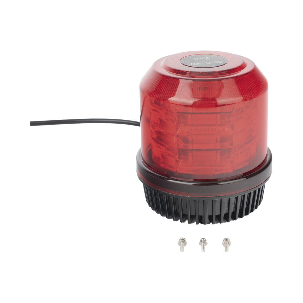 Burbuja brillante de 12 LEDs, color rojo, montaje fijo - Imagen 2