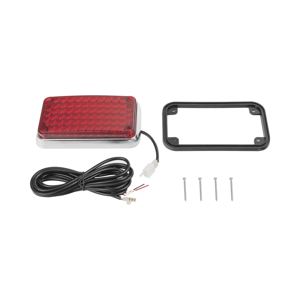Luz de Advertencia de 6X4", Color Rojo, Ideal para Ambulancias - Imagen 5